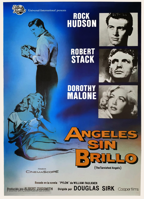 The Tarnished Angels - Spanish Movie Poster