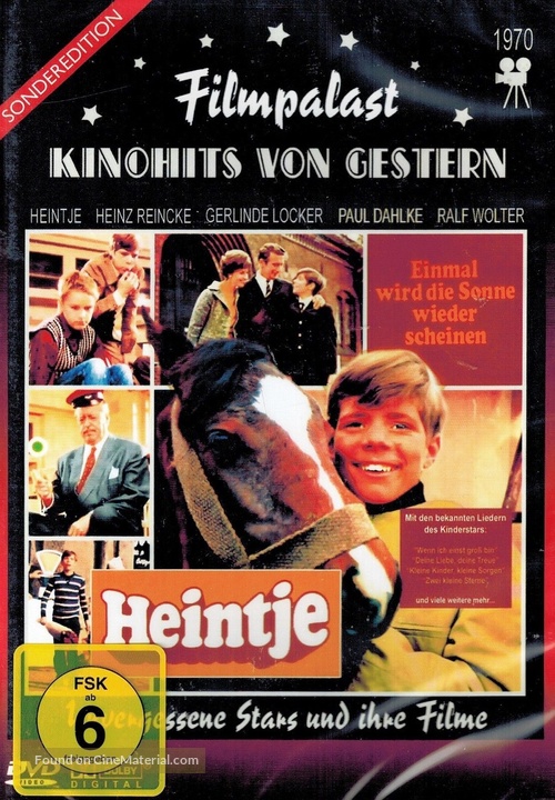Heintje - Einmal wird die Sonne wieder scheinen - German DVD movie cover