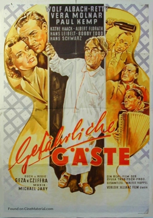 Gef&auml;hrliche G&auml;ste - German Movie Poster