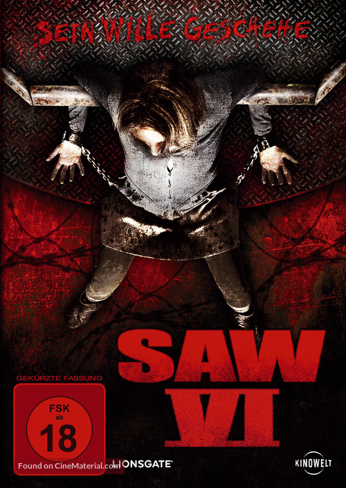 Saw VI - German Movie Cover