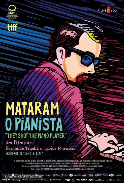 They Shot the Piano Player - Portuguese Movie Poster