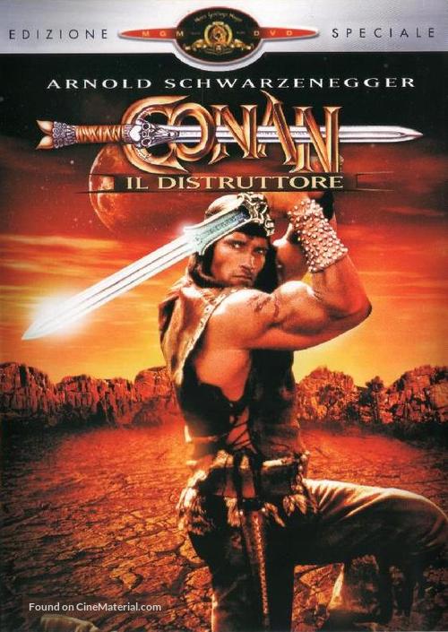 Conan The Destroyer - Italian Movie Cover