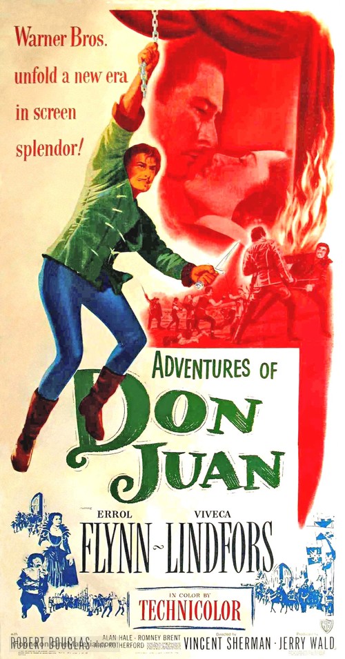 Adventures of Don Juan - Movie Poster