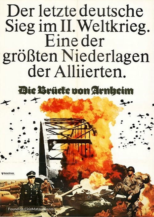 A Bridge Too Far - German Movie Poster