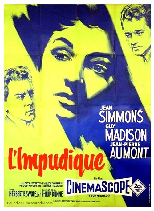 Hilda Crane - French Movie Poster