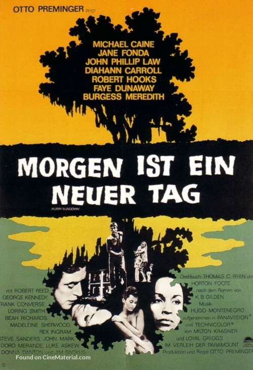 Hurry Sundown - German Movie Poster
