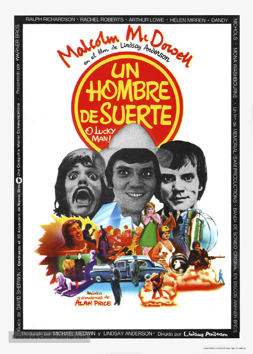 O Lucky Man! - Spanish Movie Poster
