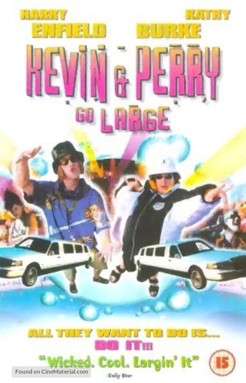 Kevin &amp; Perry Go Large - British VHS movie cover