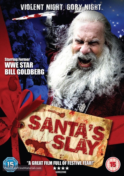 Santa&#039;s Slay - British DVD movie cover