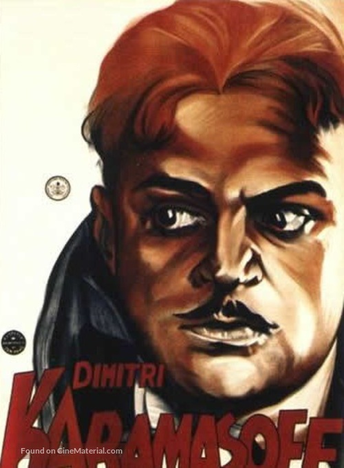 Der M&ouml;rder Dimitri Karamasoff - German Movie Poster