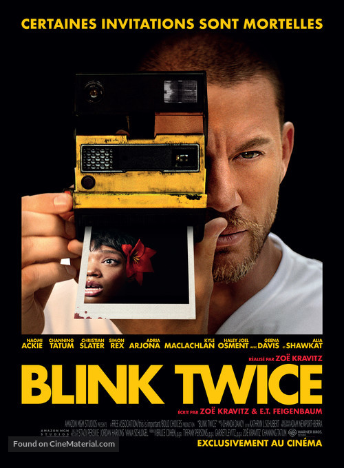 Blink Twice - French Movie Poster