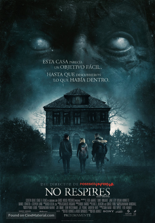 Don&#039;t Breathe - Spanish Movie Poster