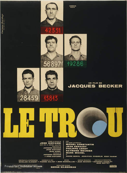 Le trou - French Movie Poster