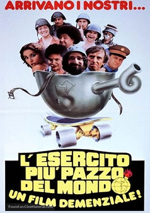 L&#039;esercito pi&ugrave; pazzo del mondo - Italian Movie Poster