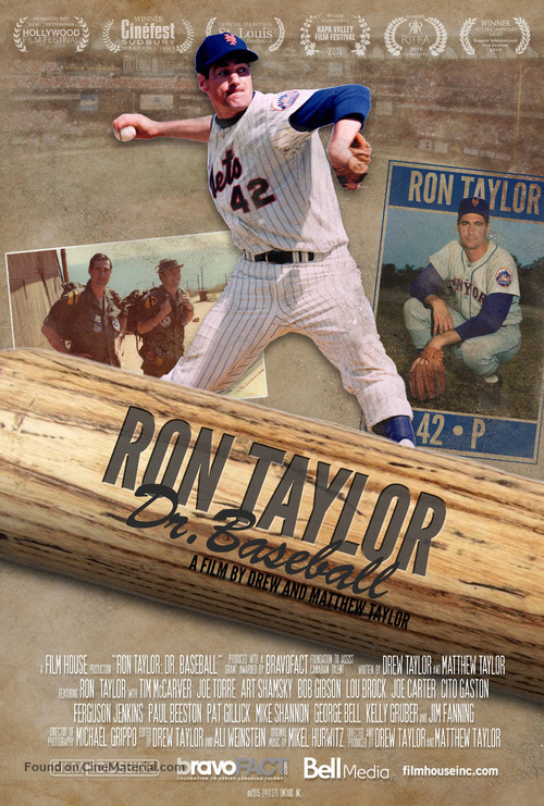 Ron Taylor: Dr. Baseball - Canadian Movie Poster