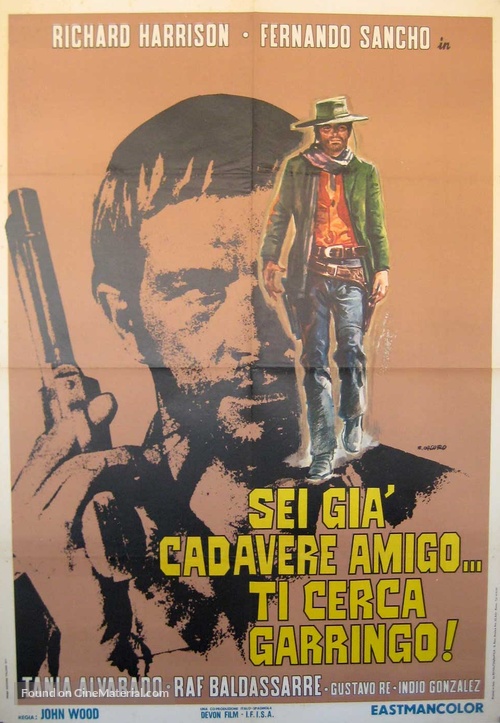 Abre tu fosa, amigo, llega S&aacute;bata... - Italian Movie Poster