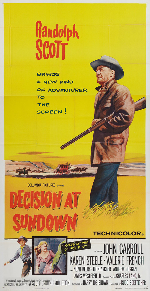 Decision at Sundown - Movie Poster