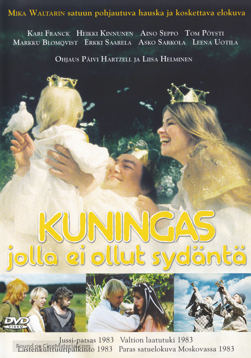 Kuningas jolla ei ollut syd&auml;nt&auml; - Finnish Movie Cover