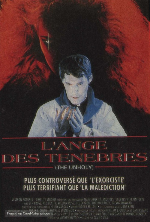 The Unholy - French Movie Poster