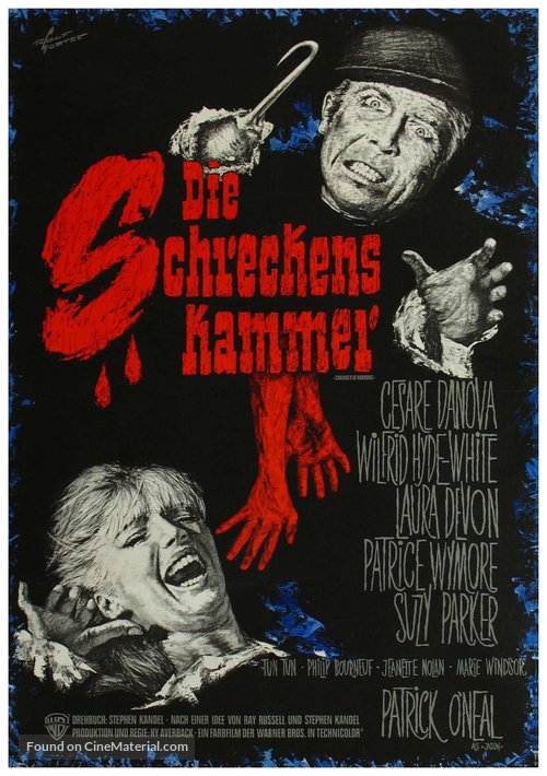 Chamber of Horrors - German Movie Poster