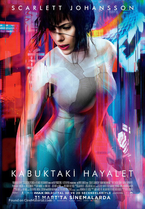 Ghost in the Shell - Turkish Movie Poster