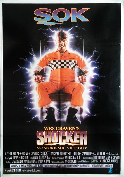 Shocker - Turkish Movie Poster