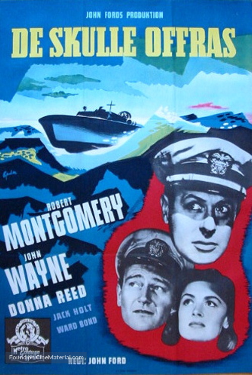 They Were Expendable - Swedish Movie Poster