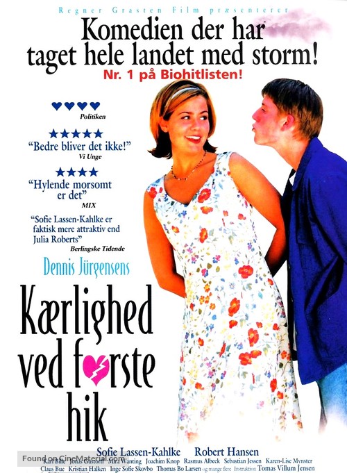 K&aelig;rlighed ved f&oslash;rste hik - Danish Movie Poster