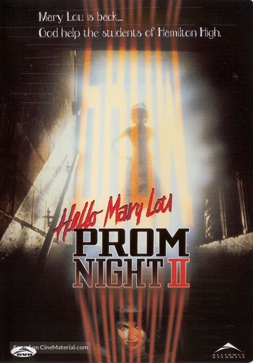Hello Mary Lou: Prom Night II - Canadian DVD movie cover