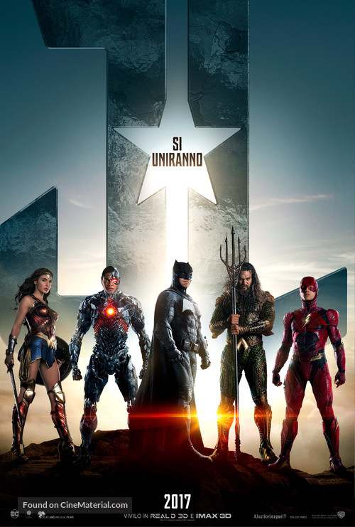 Justice League - Italian Movie Poster