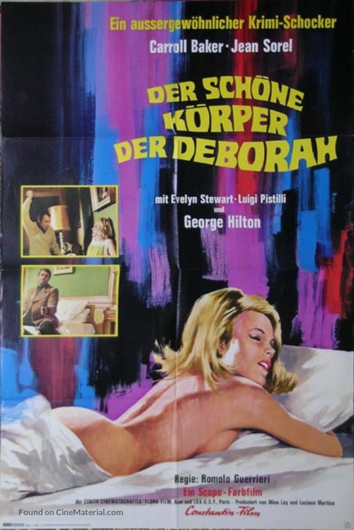 Il dolce corpo di Deborah - German Movie Poster