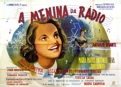 A Menina da R&aacute;dio - Portuguese Movie Poster