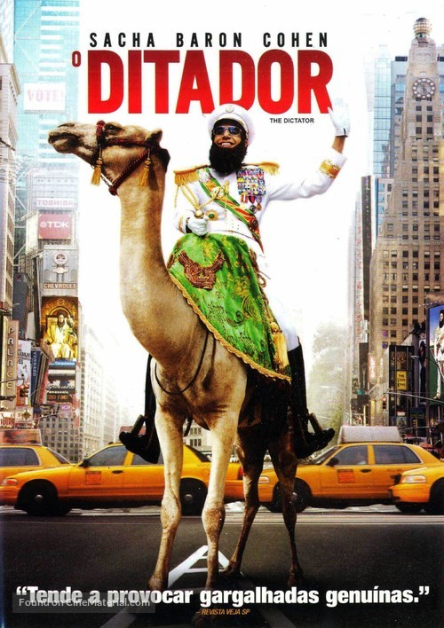 The Dictator - Brazilian DVD movie cover