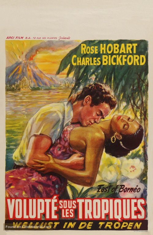 East of Borneo - Belgian Movie Poster