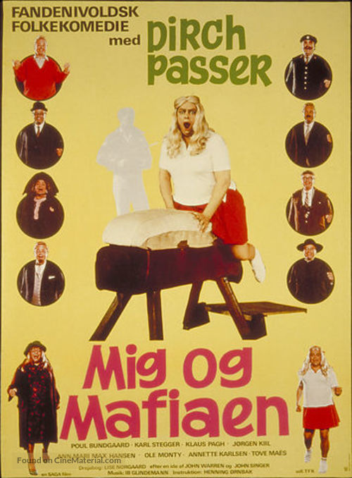 Mig og mafiaen - Danish Movie Poster