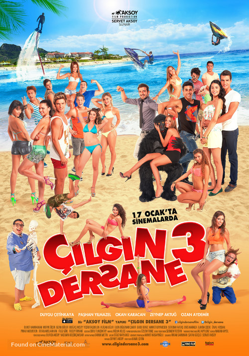 Cilgin Dersane 3 - Turkish Movie Poster