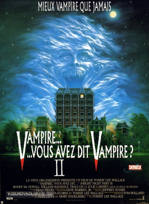 Fright Night Part 2 - French Movie Poster