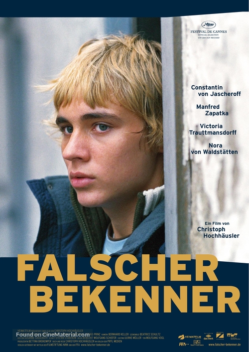 Falscher Bekenner - German Movie Poster