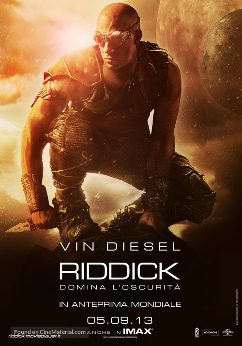 Riddick - Italian Movie Poster