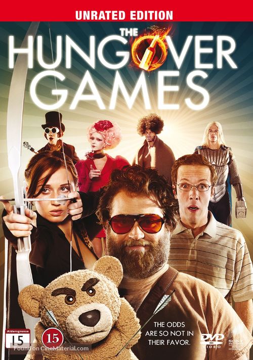 The Hungover Games - Danish DVD movie cover