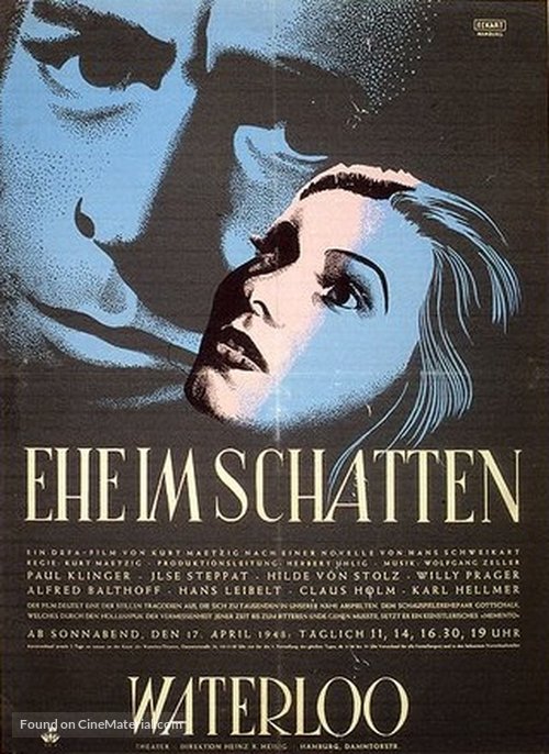 Ehe im Schatten - German Movie Poster
