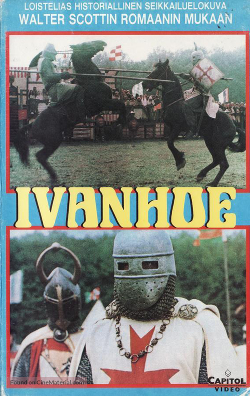 Ivanhoe - Finnish VHS movie cover