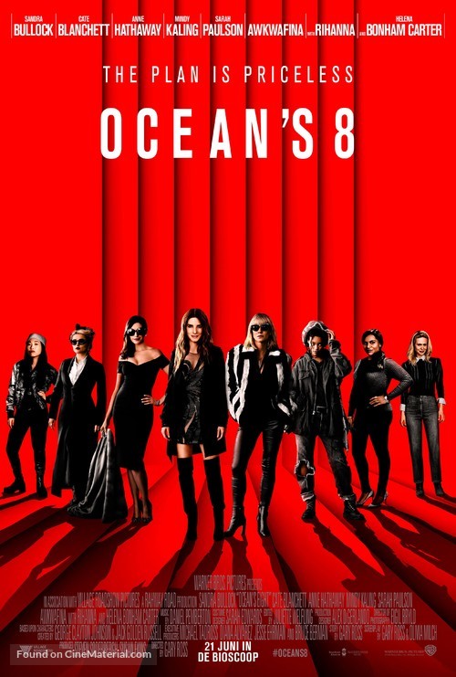 Ocean&#039;s 8 - Dutch Movie Poster