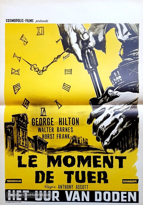 Il momento di uccidere - Belgian Movie Poster