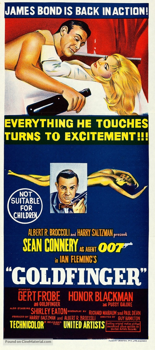 Goldfinger - Australian Movie Poster