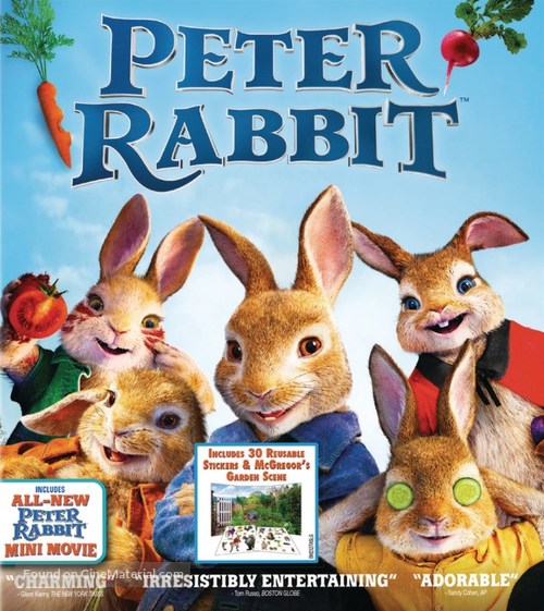 Peter Rabbit - Blu-Ray movie cover