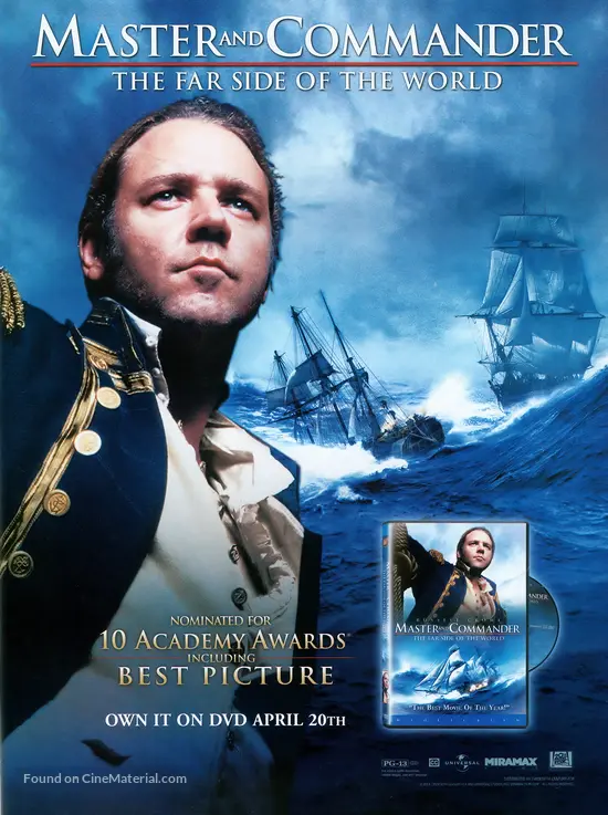 Master and Commander: The Far Side of the World - Movie Poster