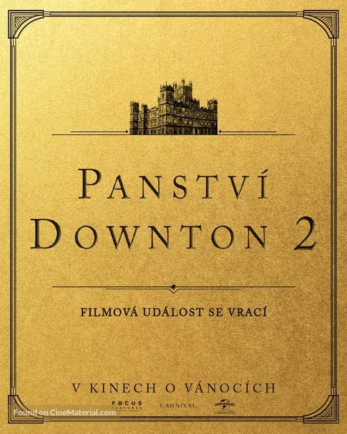 Downton Abbey: A New Era - Czech Movie Poster