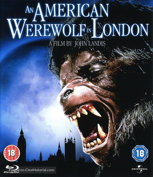 An American Werewolf in London - British Blu-Ray movie cover
