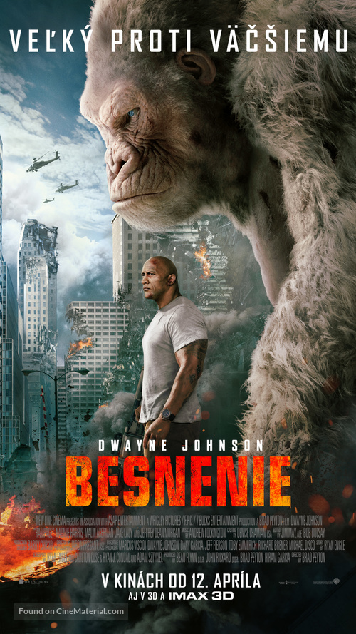 Rampage - Slovak Movie Poster